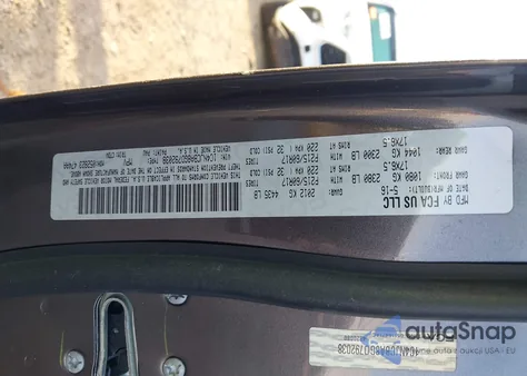 2016 Jeep Compass Sport z USA, uszkodzony, nr VIN 1C4NJCBA8GD792038